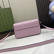 DIOR | GG Super Mini Shoulder Bag In Pink Color - 4