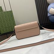 DIOR | GG Super Mini Shoulder Bag In Rose Beige Color - 6