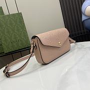 DIOR | GG Super Mini Shoulder Bag In Rose Beige Color - 4