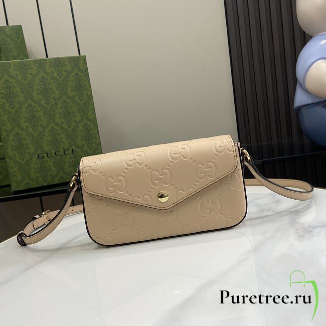 DIOR | GG Super Mini Shoulder Bag In Light Beige Color - 1