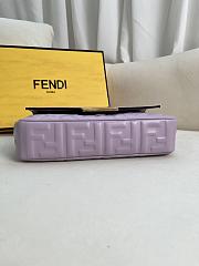 FENDI | Baguette Purple Leather Bag - 2