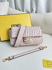 FENDI | Baguette Pink Nappa Leather Bag - 1