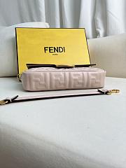 FENDI | Baguette Pink Nappa Leather Bag - 5