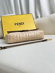 FENDI | Baguette Light Beige Leather Bag - 2