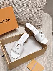 LOUIS VUITTON | LV Capri Mule Blanc 1ACU5I - 3