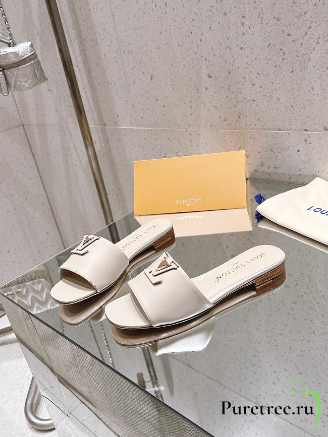 LOUIS VUITTON | LV Capri Flat Mule Quartz 1ACTUE - 1