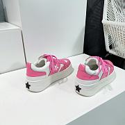 DIOR | Star Platform Sneaker In Pink - 5