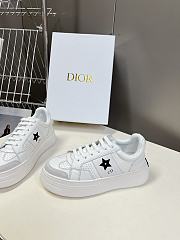 DIOR | Star Platform Sneaker In White - 6