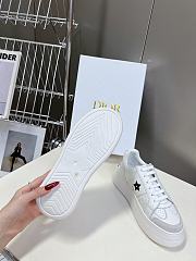 DIOR | Star Platform Sneaker In White - 2