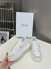 DIOR | Star Platform Sneaker In White/Yellow - 5