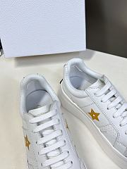 DIOR | Star Platform Sneaker In White/Yellow - 2