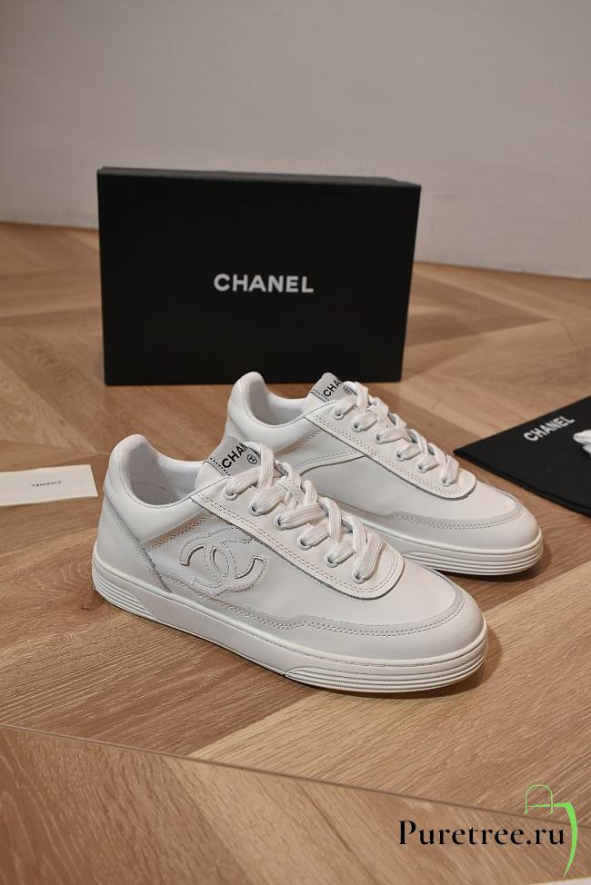 CHANEL | Sneakers Calf Leather In White - 1