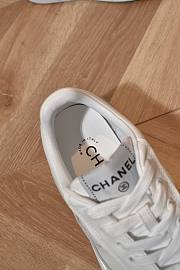 CHANEL | Sneakers Calf Leather In White - 5