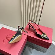 VALENTINO | Vlogo Signature Calfskin Slingback Pump 80mm - 2