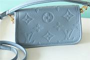 LOUIS VUITTON | Diane Tourterelle Blue Bicolor Empreinte Leather - 5