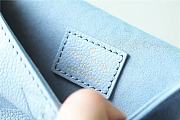 LOUIS VUITTON | Diane Tourterelle Blue Bicolor Empreinte Leather - 4