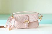 LOUIS VUITTON | Diane Tourterelle Pink Bicolor Empreinte Leather - 1