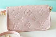 LOUIS VUITTON | Diane Tourterelle Pink Bicolor Empreinte Leather - 3