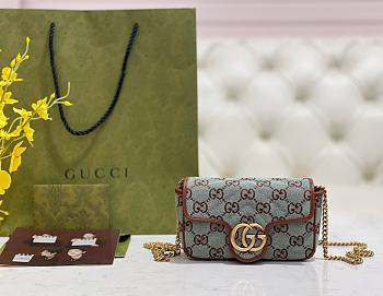 GUCCI | GG Super Mini Shoulder Bag Size 16x10x5 cm