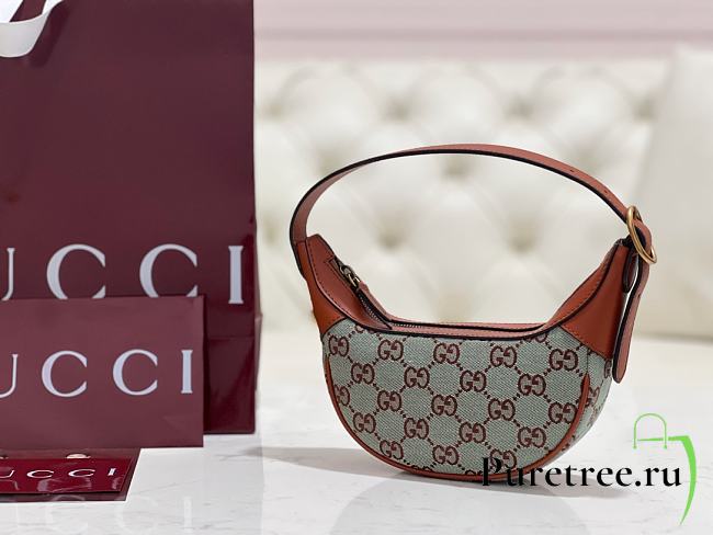 GUCCI | GG Mini Ophidia Canvas Shoulder Bag - 1