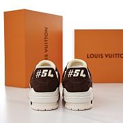 LOUIS VUITTON | Trainer Sneaker Moka Brown 1ACR5Z - 5