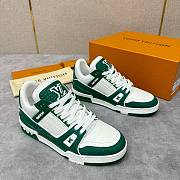 LOUIS VUITTON | Trainer Sneaker Green Color - 5