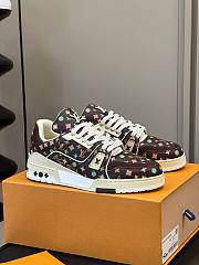 LOUIS VUITTON | Trainer Sneaker Chocolate Monogram  - 1