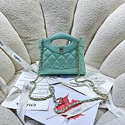 CHANEL | 24C 31 Mini Nano Bag Green - 1