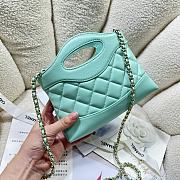 CHANEL | 24C 31 Mini Nano Bag Green - 6