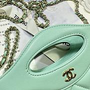 CHANEL | 24C 31 Mini Nano Bag Green - 5