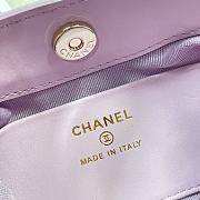 CHANEL | 24C 31 Mini Nano Bag Purble - 6