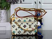 LOUIS VUITTON | Mini Soft Trunk Bag Vanilla Color Material Monogram Craggy Canvas - 1