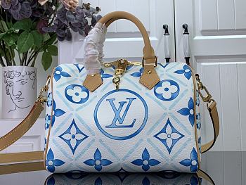 LOUIS VUITTON | Speedy Bandoulière Bag 25 Lagoon Blue M11264