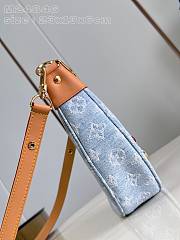 LOUIS VUITTON | Loop Bag Sky Blue Denim Monogram Material M24846 - 6