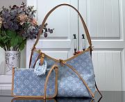 LOUIS VUITTON | CarryAll PM Bag Sky Blue Denim M11462 - 1