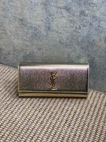 YSL | Yves Saint Laurent - Kate - Clutch Bag Yellow Gold Paten Leather