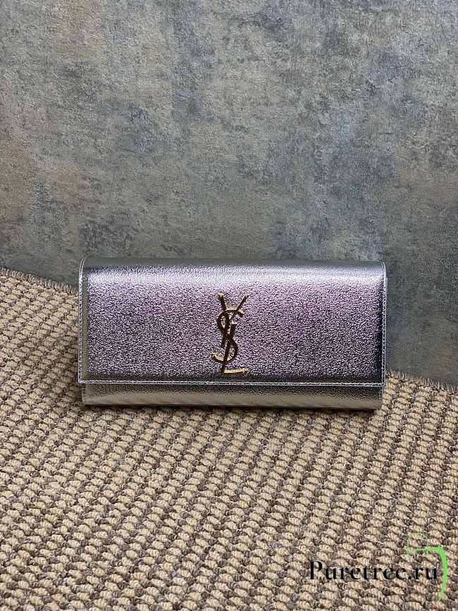 YSL | Yves Saint Laurent - Kate - Clutch Bag Blue Paten Leather - 1