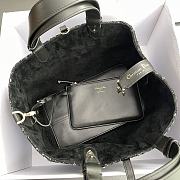 DIOR | Large Toujours Bag Black Cannage Tweed - 2