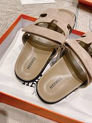 HERMES | Chypre Sandal Beige Calfskin - 3