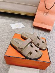 HERMES | Chypre Sandal Beige Calfskin - 5