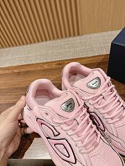 DIOR | B30 Sneaker Pale Pink Mesh and Technical Fabric - 3