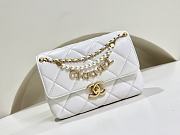 CHANEL | Classic Handbag In White  - 1