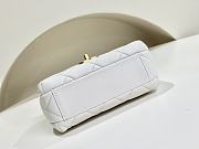 CHANEL | Classic Handbag In White  - 5