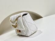 CHANEL | Classic Handbag In White  - 4