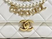 CHANEL | Classic Handbag In White  - 2