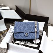 CHANEL | 23P Handbag In Denim Blue - 1