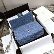 CHANEL | 23P Handbag In Denim Blue - 5