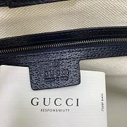 GUCCI | Medium Ophidia Tote Bag Beige And Blue GG Supreme Canvas - 6