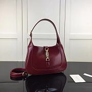 GUCCI | Jackie 1961 Small Shoulder Bag Rosso Ancora Leather - 1