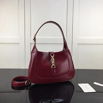 GUCCI | Jackie 1961 Small Shoulder Bag Rosso Ancora Leather